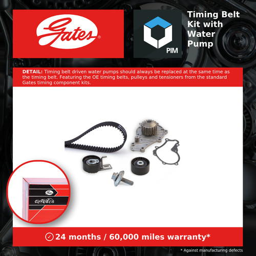 Timing belt water - timing, pump