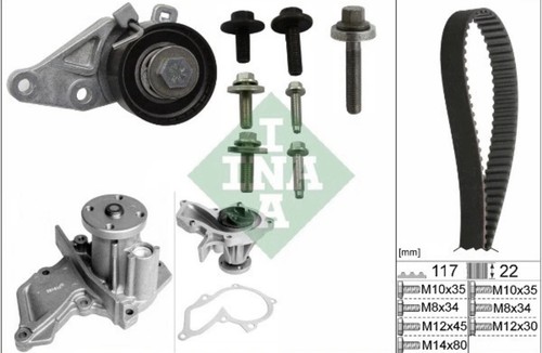 Timing belt water pump - &,