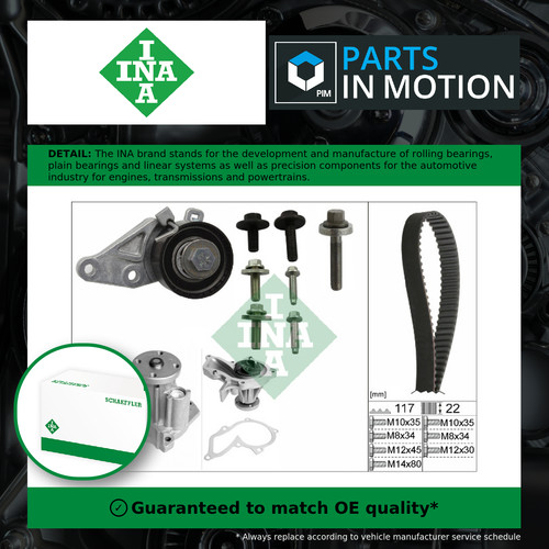 Timing belt water pump kit - timing,